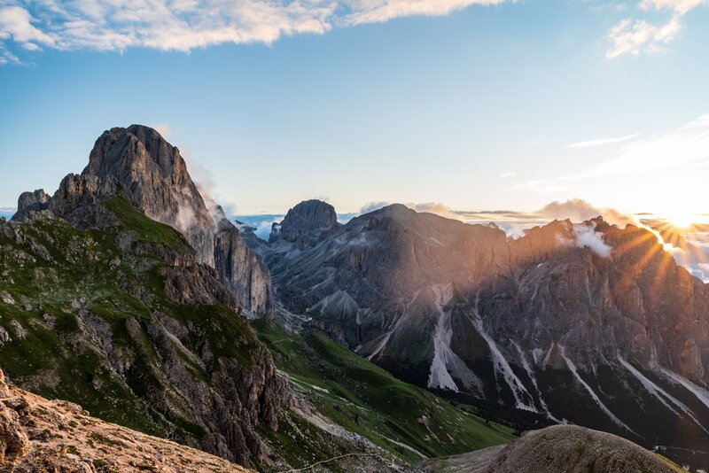 Etappe 1 Dolomiti Trek King Im Herbst   Rosengarten (Catinaccio)