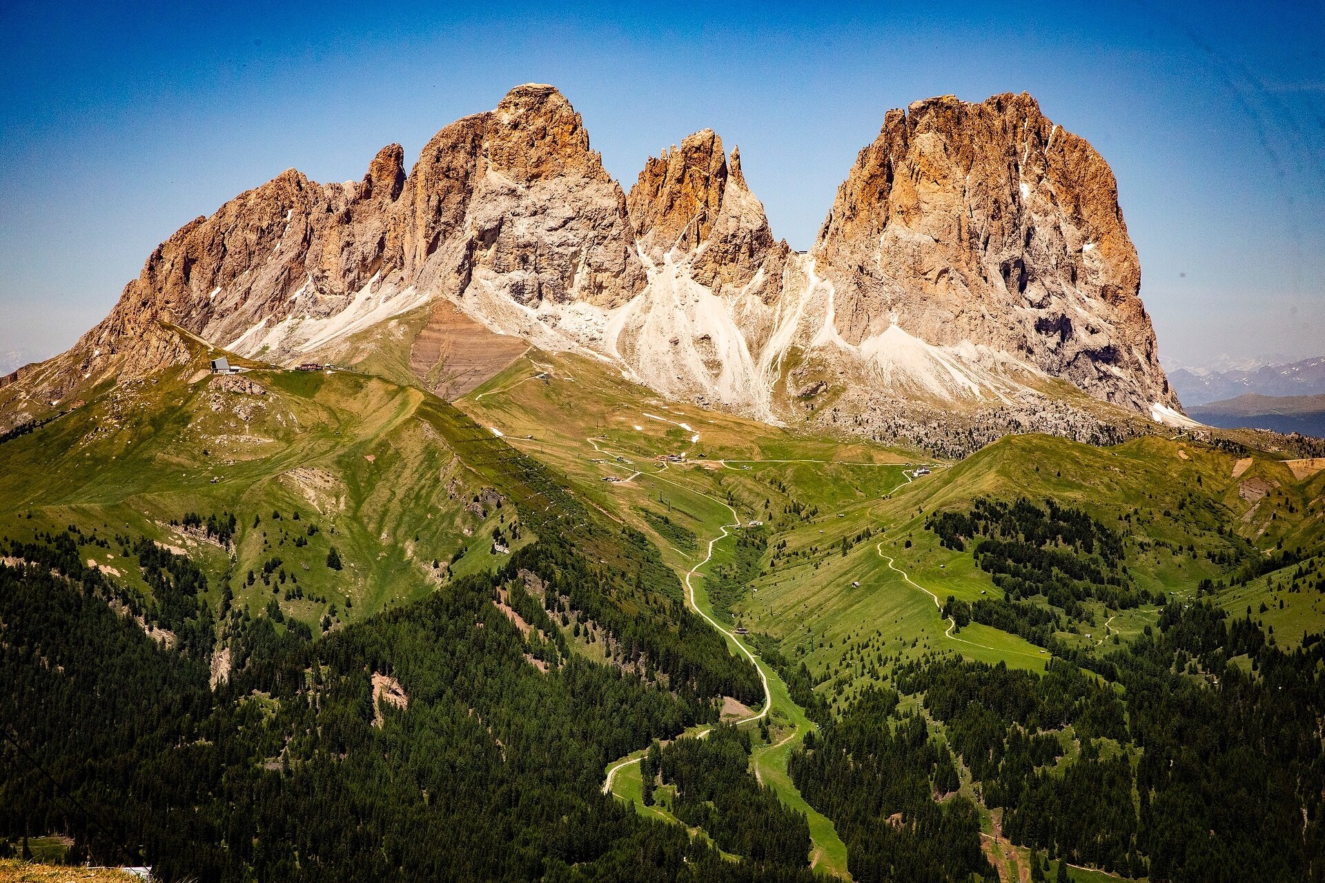 Etappe 4 Dolomiti Trek King   Zu Füßen Des Sassolungo